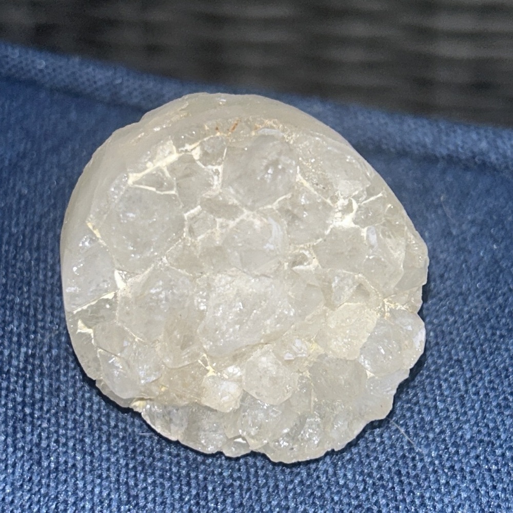 Quartz & brass knob drawer pull #1 furniture